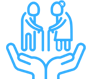 Aged care and community services icon