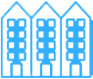 Strata and apartment buildings icon